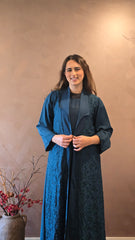 Embroidered Teal Set