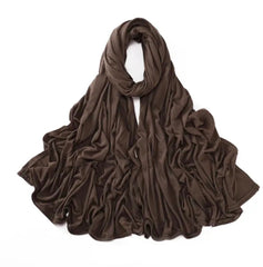 Coffee Brown Jersey Hijab