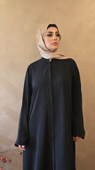 Black Embroidered Classy Abaya