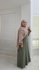 Olive Grace Lace Abaya