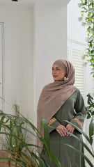 Olive Grace Lace Abaya