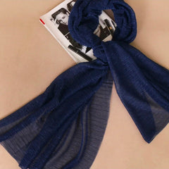 Blue Shimmer Lurex Viscose Hijab