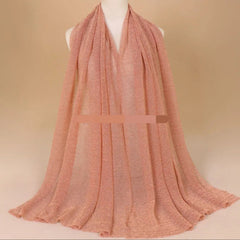 Rose Gold Shimmer Lurex Viscose Hijab