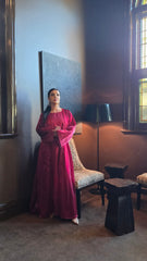 Rose Crystal Abaya Set