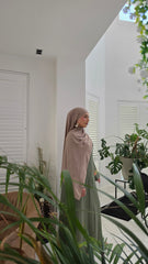 Olive Grace Lace Abaya