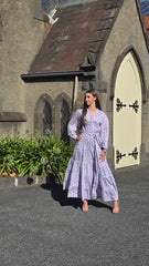 Lavender Meadow Lace Tiered Dress