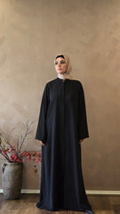 Black Embroidered Classy Abaya