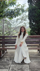 Ivory Meadow Broderie Dress