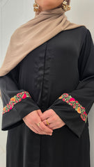 Black Grace Lace Abaya