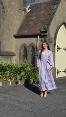 Lavender Meadow Lace Tiered Dress