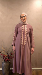 Blush Mirage Abaya
