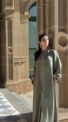Sage Grace Embroidered Abaya