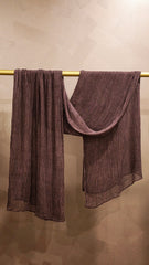 Muted Fig Crinkle Rayon Hijab