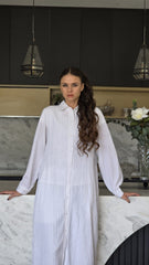 White Long Co-ord Set