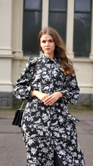 Black and White Jungle Bird Dress