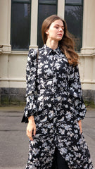 Black and White Jungle Bird Dress