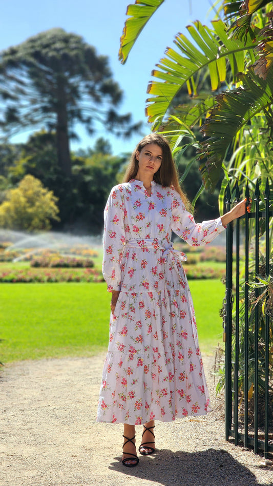 White Floral Romance Dress