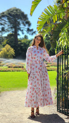 White Floral Romance Dress