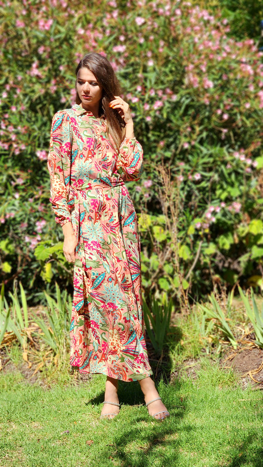 Abstract Multicolour Dress