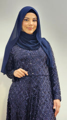 Blue Sequin Sparkle Dress