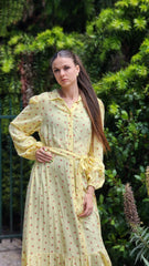 Yellow Tea Rose Dress