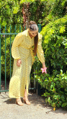 Yellow Tea Rose Dress