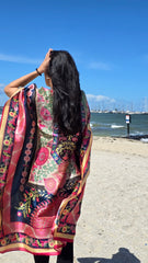 Summer Solace Silk Kaftan