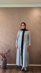 Seafoam Grace Zip Abaya