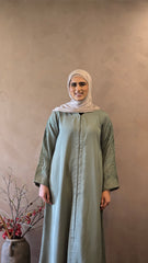 Sage Bloom Abaya