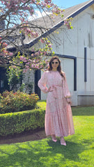 Blush Garden Maxi Dress
