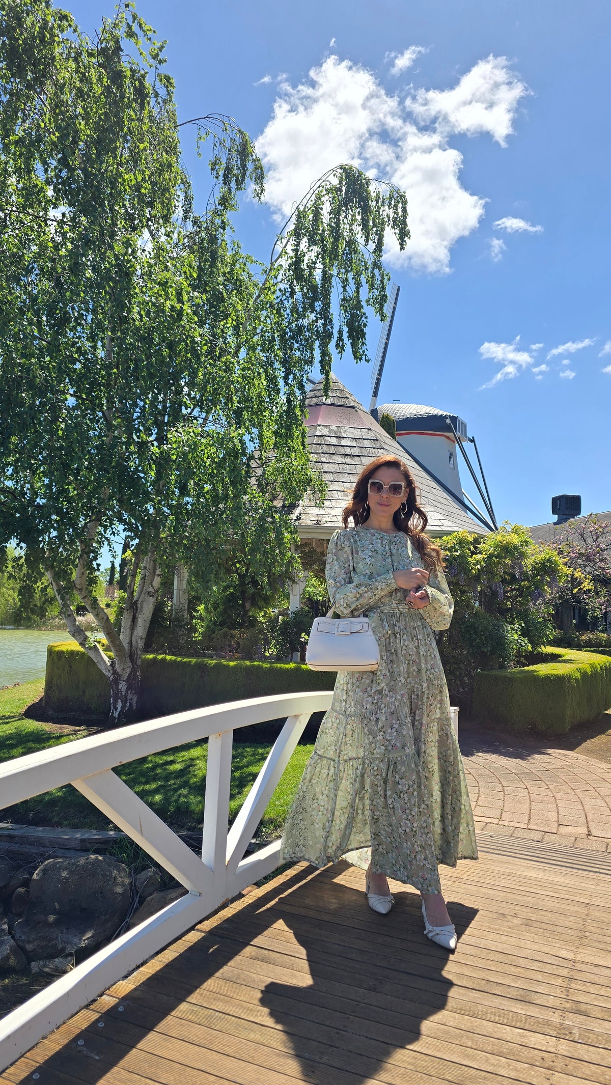 Sage Bloom Maxi Dress