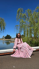 Petal Reverie Maxi Dress