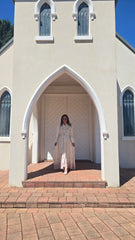 Threaded Bloom Embroidered Dress