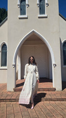 Threaded Bloom Embroidered Dress