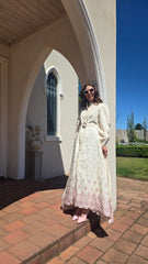 Threaded Bloom Embroidered Dress