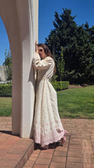 Threaded Bloom Embroidered Dress