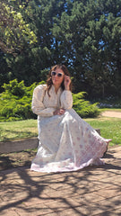 Threaded Bloom Embroidered Dress