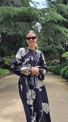 Midnight Bloom Maxi Dress