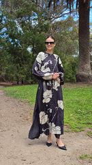 Midnight Bloom Maxi Dress