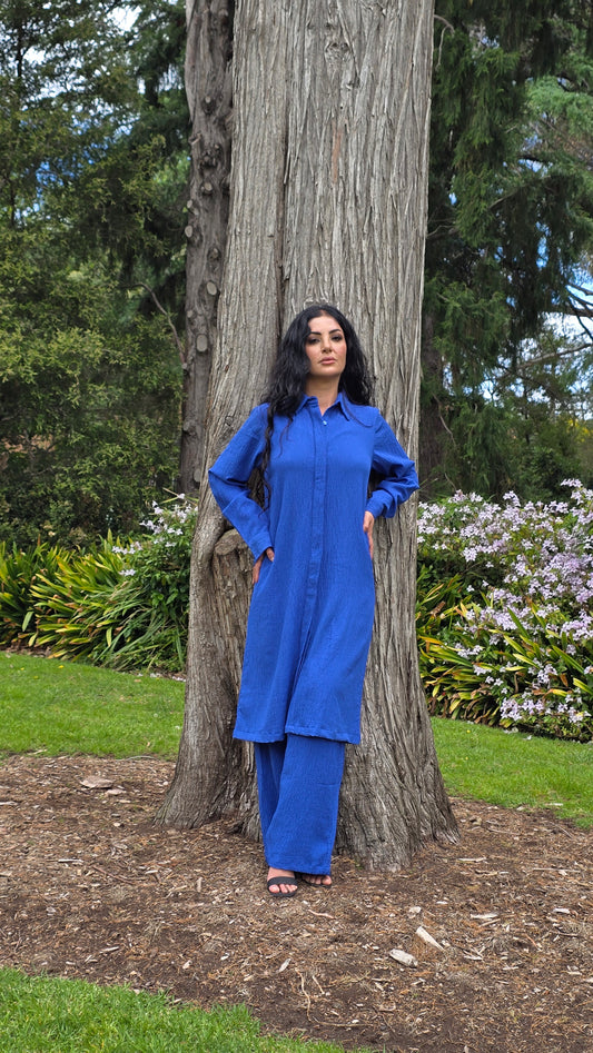 Blue Voltage Co-ord Set