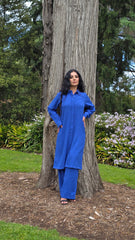 Blue Voltage Co-ord Set