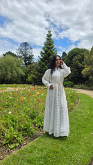 White Whisper Tiered Dress