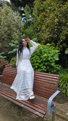 White Whisper Tiered Dress