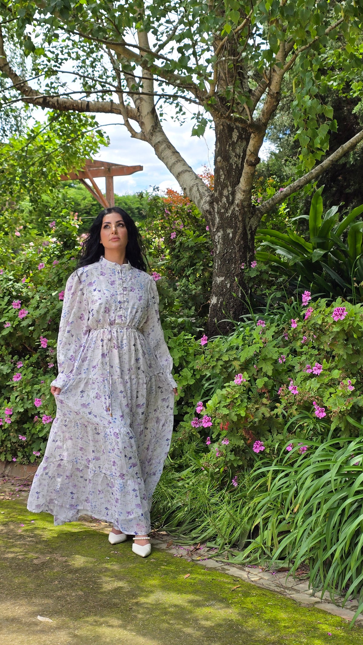 White Orchid Bloom Dress