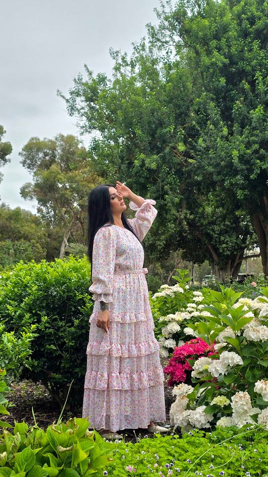 Spring Meadow Tiered Cascade Dress