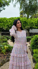 Spring Meadow Tiered Cascade Dress
