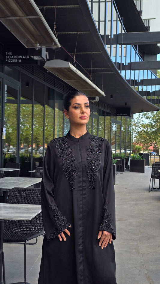 Noir Majesty Couture Abaya