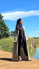 Sage Mist Grace Open Abaya
