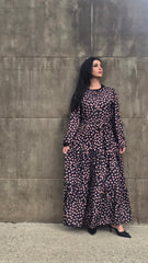 Polka Grace Tiered Dress