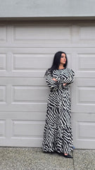 Noir Safari Maxi Dress